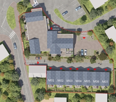 Sarzeau vue aérienne projet